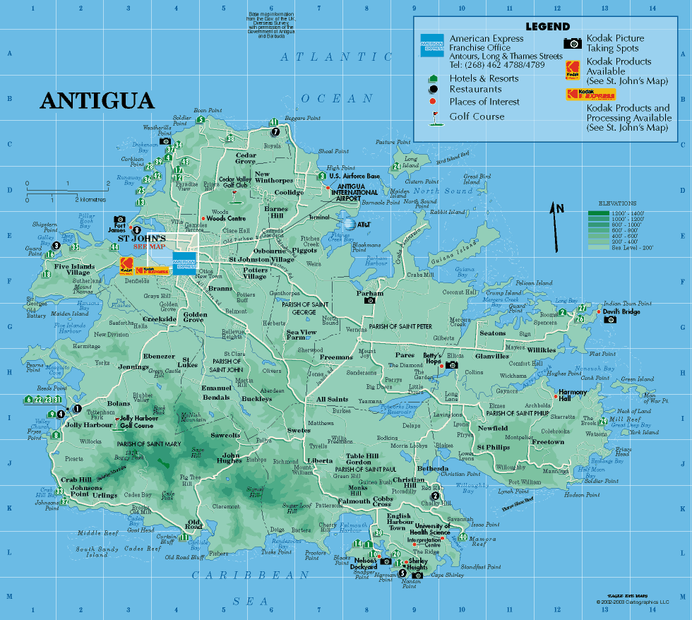 Antigua carte